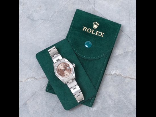 Ролекс (Rolex) Date Lady 26 Rosa Oyster Pink Flamingo Arabic Dial 79160